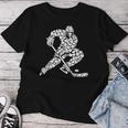 Jugador De Hockey Sobre Hielo Con Corazones Hockey Hombres Es Niños Camiseta de mujer Regalos divertidos