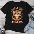 Just A Girl Who Loves Tigers Women T-shirt Funny Gifts