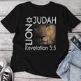 Lion Of Judah Christian Messianic Women T-shirt Funny Gifts