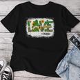 Love Cna Nurse Life Gnome Sunflower St Patrick's Day Women T-shirt Personalized Gifts