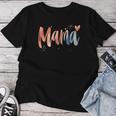 Mama Herz Grafik Mama Mama Leben Muttertag 2024 Damen T-shirt Frauen Lustige Geschenke