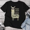 Mama Lama Drama Lama Alpaca T-shirt Frauen Lustige Geschenke