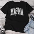 Mama Lightning Bolt Checkered Mother's Day Varsity For Mom Women T-shirt Unique Gifts