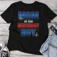Mom Of The Birthday Spider Web Boy Mom And Dad Family Women T-shirt Funny Gifts
