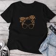 Mom Life Skull Leopard Muster Muttertag Super Beste Mama T-shirt Frauen Lustige Geschenke