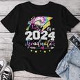 Mom Senior 2024 Proud Mom Of A Class Of 2024 Graduate Mother Women T-shirt Unique Gifts