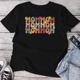 Mommom Grandma Groovy Mommom Grandmother Women T-shirt Personalized Gifts