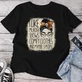 I Like Murder Shows Comfy Clothes 3 People Messy Bun Women Women T-shirt Unique Gifts