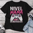 Nivel Mama Desbloqueado Futura Mama Madre Anunciar Embarazo Camiseta de mujer Regalos divertidos