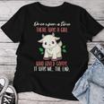 Once There Was A Girl Who Loved Goats Women T-shirt Funny Gifts