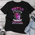 Papas Girls Ich War Einmal Sein Engel Jetzt Ist Er Meiner S T-shirt Frauen Lustige Geschenke