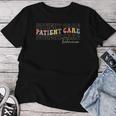 Patient Care Technician Appreciation Week Healthcare Groovy Women T-shirt Personalized Gifts