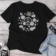 Peace Sign Love 60S 70S Daisy Flower Hippie Costume Women T-shirt Personalized Gifts
