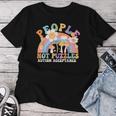 People Not Puzzles Groovy Autism Awareness Neurodiversity Women T-shirt Funny Gifts