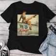 Pinup Girl Wings Vintage Poster Ww2 Women T-shirt Funny Gifts