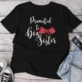 Promoted To Big Sister Sister To Be Mom Camiseta de mujer Regalos divertidos