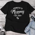 Promoted To Mommy Est 2024 Soon To Be Mom 2024 Mother's Day Women T-shirt Personalized Gifts