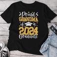 Proud Grandma Of A Class Of 2024 Graduate Matching Family Women T-shirt Personalized Gifts