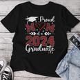 Proud Mom Of A Class Of 2024 Graduate 2024 Senior Mom 2024 Women T-shirt Unique Gifts