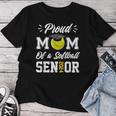 Proud Mom Of A Softball Senior 2024 Class Of 24 Graduation Women T-shirt Funny Gifts
