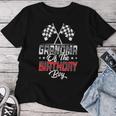 Race Car Grandma Of The Birthday Boy Racing Family Pit Crew Women T-shirt Funny Gifts