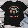 Registered Nurse Rn Nursing Nurse Women T-shirt Funny Gifts