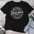 Retired Teacher 2024 Let The Recess Begin Teacher Retirement Women T-shirt Funny Gifts