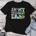 In My Retirement Era Groovy Teacher Retired 2024 Women T-shirt Funny Gifts