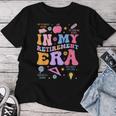In My Retirement Era Retro Groovy Retired Teacher Women Women T-shirt Funny Gifts