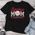 Retro Baseball Mom Like A Normal Mom But Louder And Prouder Women T-shirt Funny Gifts
