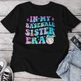 Retro In My Baseball Sister Era For Girls Sis Women T-shirt Personalized Gifts