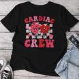 Retro Cardiac Crew Nurse Valentine's Day Cardiology Nursing Women T-shirt Personalized Gifts