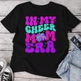 Retro Groovy In My Cheer Mom Era On Back Women T-shirt Unique Gifts