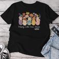 Retro Groovy Helping Little Ones Bloom Nicu Nurse Women T-shirt Unique Gifts
