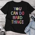 Retro Motivational School Teacher Quote Women Women T-shirt Personalized Gifts