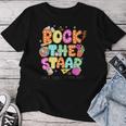 Rock The Test Staar Day Teacher Motivational Testing Day Women T-shirt Unique Gifts