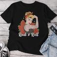 Rockabilly Rockabella Rockera Rock & Roll Cuello Camiseta de mujer Regalos divertidos