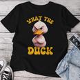 Saying What-The-Duck Duck Friends Women T-shirt Funny Gifts