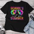Schools Out For Summer Tie Dye Last Day Of School Teacher Women T-shirt Funny Gifts
