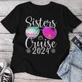 Sisters Cruise 2024 Sister Cruising Vacation Trip Women T-shirt Funny Gifts
