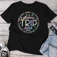 Sisters Trip 2024 Weekend Vacation Matching Besties Women T-shirt Personalized Gifts