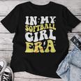 In My Softball Girl Era Retro Groovy Softball Girl Women T-shirt Unique Gifts