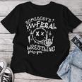 Somebody's Feral Wrestling Mom Retro Mama Life Mother's Day Women T-shirt Funny Gifts