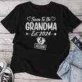Soon To Be Grandma Again Est 2024 New Mom Women T-shirt Personalized Gifts