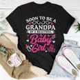 Soon To Be A Grandpa Of A Beautiful Baby Girl Baby Shower Women T-shirt Funny Gifts