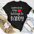 Sorry Boys My Heart Belongs To Daddy Girl Valentine's Day Women T-shirt Unique Gifts