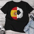 Spanien Flagge Fußball Mama Spanischer Fußball Papa T-shirt Frauen Lustige Geschenke