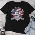 Spilling The Tea Since 1773 History Teacher 4Th Of July Women T-shirt Funny Gifts