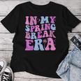 In My Spring Break Era Retro Groovy Vacation College Trip Women T-shirt Unique Gifts