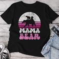 Süßer Mama Bär & Jungtiere Muttertag Rosaintage Retro Groovy T-shirt Frauen Lustige Geschenke